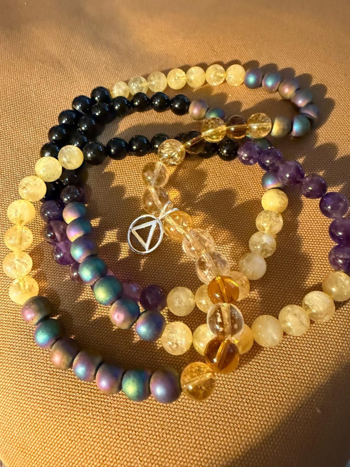 Watermelon Crystal Mala & Bracelet